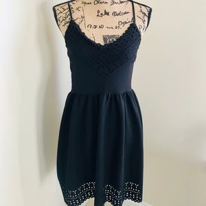 Black cutout dress